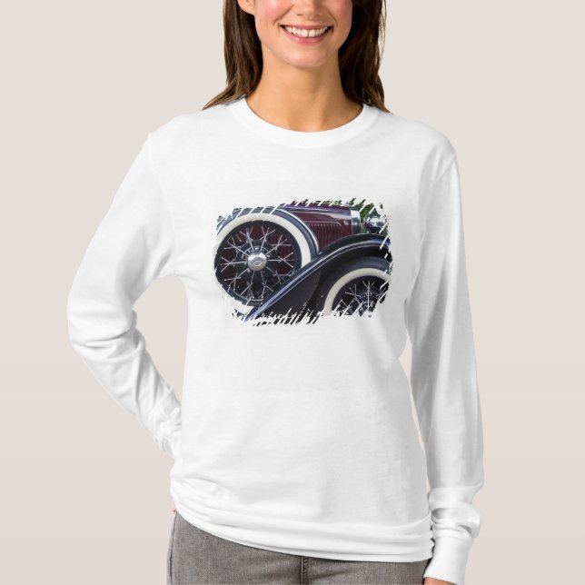Camiseta 1930 Ford A Carro Clássico (Frente)