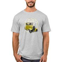 1930 Modelo A Yellow Classic Hotrote66 T-Shirt