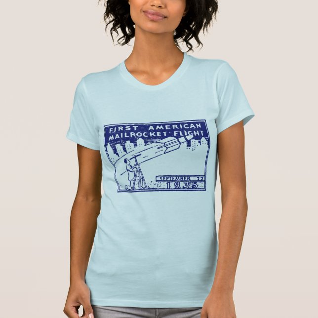 Camiseta 1935 American Rocket Mail (Frente)