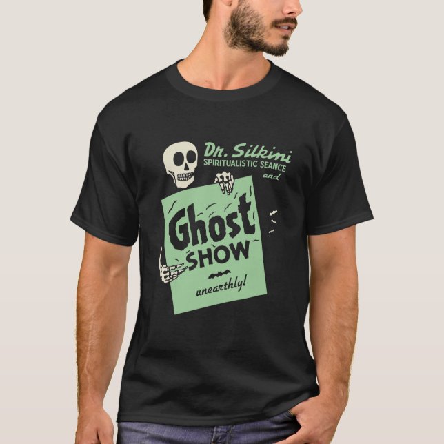 Camiseta 1940 - Dr. Silkini Fantasma Mostrar T-shirt (Frente)