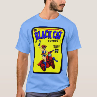 Camiseta 1940's Black Cat Comics T-Shirt