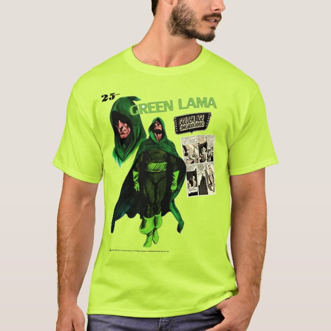 Camiseta 1940's Green Lama "Character" T-Shirt (Frente)