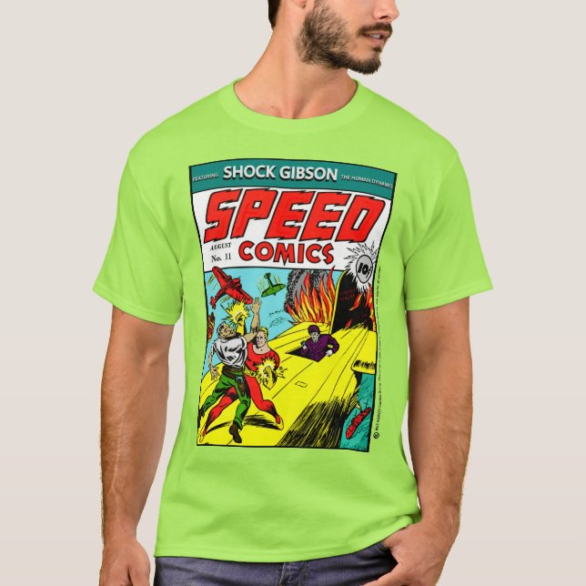 Camiseta 1940's SPEED Comics T-Shirt  (Frente)