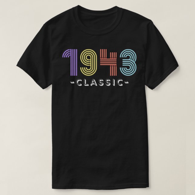 Camiseta 1943 Clássico 1 (Frente do Design)