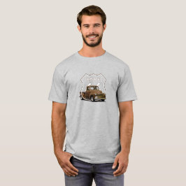 Camiseta 1950 Chevrolet 3100 Caminhão. Caminhão Brown Chevy