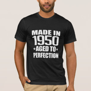 Camiseta 1950 feitos envelhecidos à perfeição