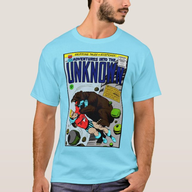 Camiseta 1950's 'Adventure into the Unknown' Comic T-Shirt (Frente)