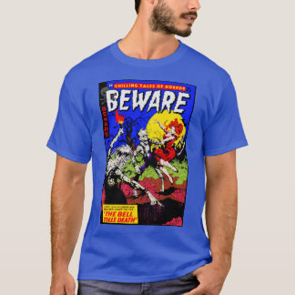 Camiseta 1950's BEWARE Horror Comic T-Shirt