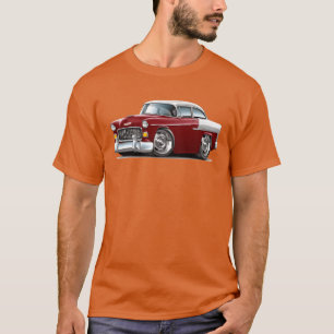 Camiseta 1955 Chevy Belair Carro Marrom engraçado