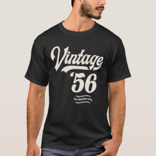 Camiseta 1956 68º Aniversário Oferece Homens de 68 Anos