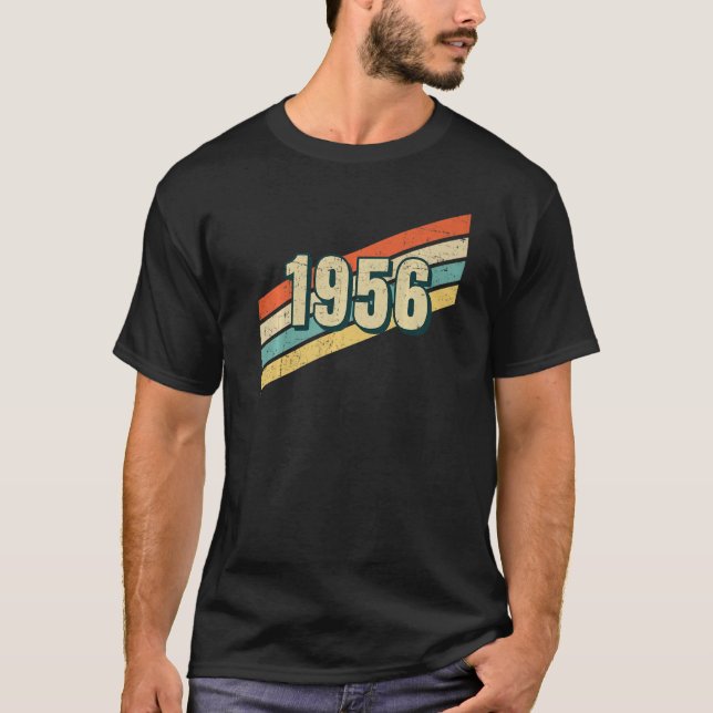 Camiseta 1956 Beach Classic 80s Retro Aestético B (Frente)