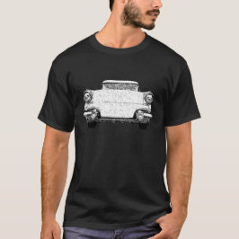 Camiseta 1957 Pontiac Chieftain Sketch Art