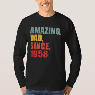 Camiseta 1958 Amazing Dad Since 1958
