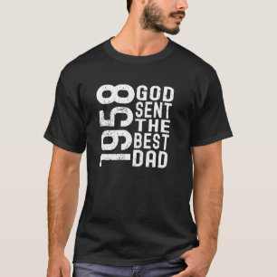 Camiseta 1958 Deus Enviou O Melhor Nascimento Do Dia de os