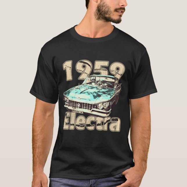 Camiseta 1959 Buick Electra carro antigo (Frente)