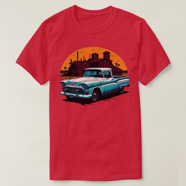 Camiseta 1959 Chevrolet Apache 3200 (Frente do Design)