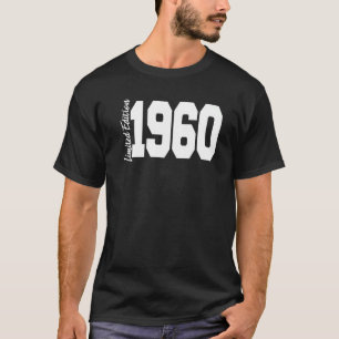 Camiseta 1960 62º aniversário Mulheres Homens 1