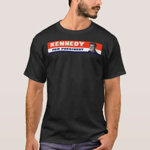 Camiseta 1960 John F. Kennedy para o Presidente Clássico T-