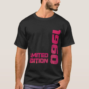 Camiseta 1960 Mulheres Ano De Nascimento 1960 Aniversário