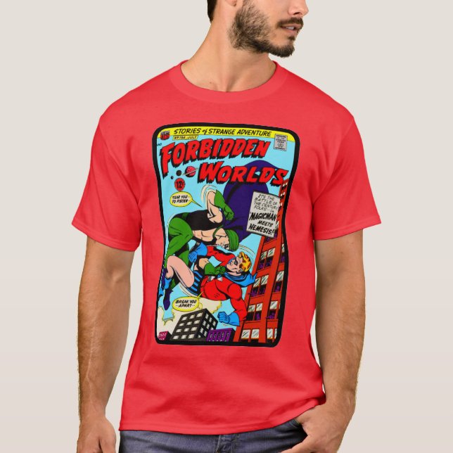 Camiseta 1960's "Forbidden Worlds" Comic T-Shirt  (Frente)
