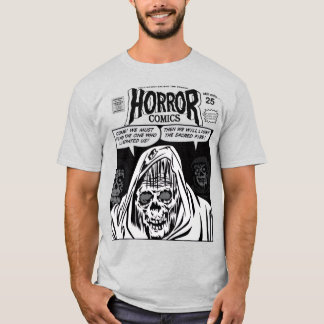 Camiseta 1960's Horror Comics Advert. T-Shirt
