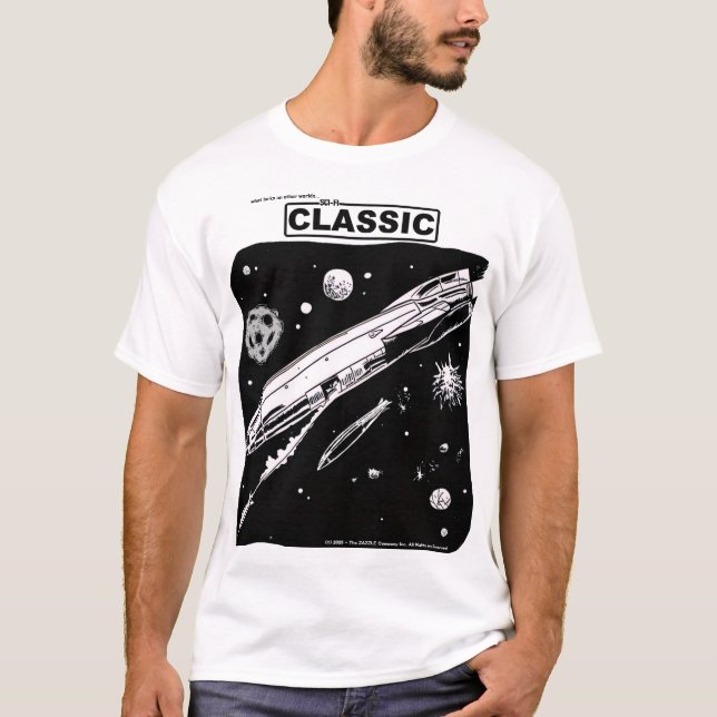 Camiseta 1960's SCI-FI Classic T-Shirt (Frente)