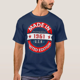 Camiseta 1961 62 Anos