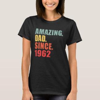 Camiseta 1962 Amazing Dad Since 1962
