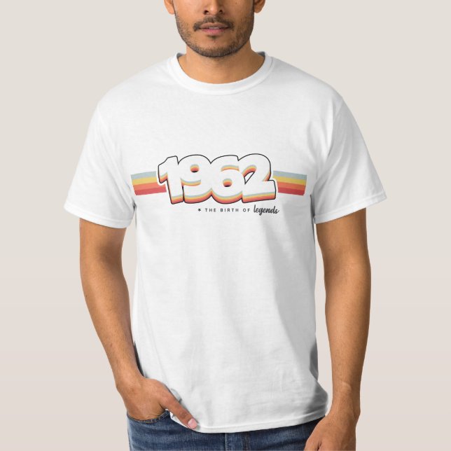 Camiseta 1962 The birth of legends (Frente)