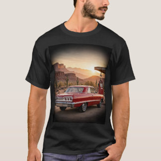 Camiseta 1963 Chevy Impala SS Bomba de Gasolina do