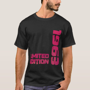 Camiseta 1963 Mulheres Ano De Nascimento 1963 Aniversário