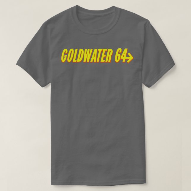 Camiseta 1964 Barry Goldwater para Presidente (Frente do Design)