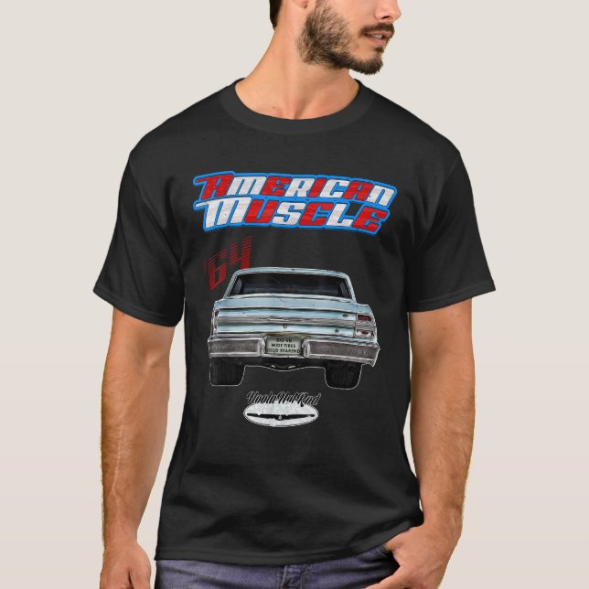 Camiseta 1964 Chevelle Muscle Car SS454 SS427 SS396 (Frente)