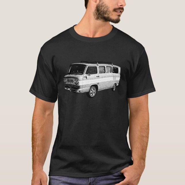 Camiseta 1964 Chevy Corvair Greenbrier (Frente)