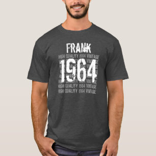 Camiseta 1964 ou qualquer ano 50º aniversário de alta qua