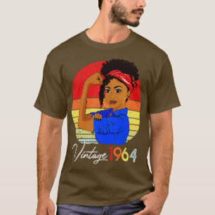Camiseta 1964 Vintage 57th Birthday 57 Year Old Bday Nascer