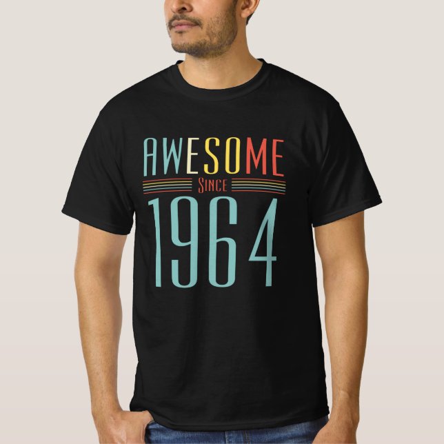 Camiseta 1964 Vintage Aniversário (Frente)