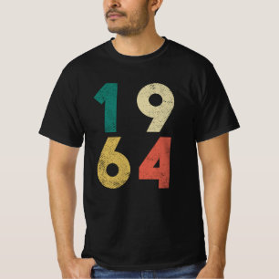 Camiseta 1964 Vintage Birthday Retro