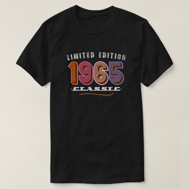 Camiseta 1965 60º Aniversário (Frente do Design)
