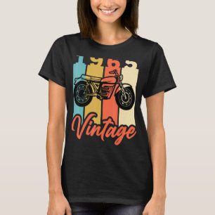 Camiseta 1965 Aniversário do Ano da Vintage Retro Moto