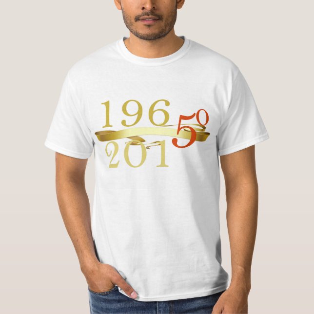 Camiseta 1965 - t-shirt 2015 50 comemorativo (Frente)