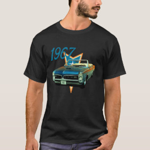 Camiseta 1967 67 Carro Clássico GTO - Carro De Músculo Esco