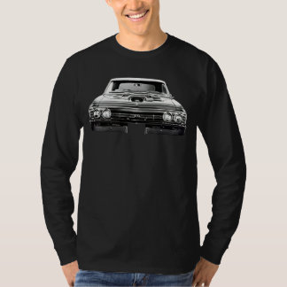 Camiseta 1967 Chevy Chevelle Ss Front View Silhouette