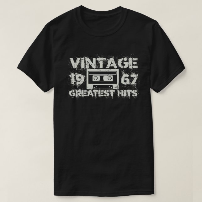 Camiseta 1967 Maiores Batimentos Brancos Vintage (Frente do Design)