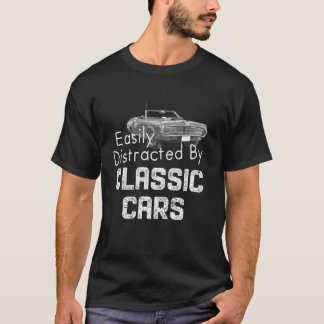 Camiseta 1967 O clássico Mercúrio Cougar facilmente distraí