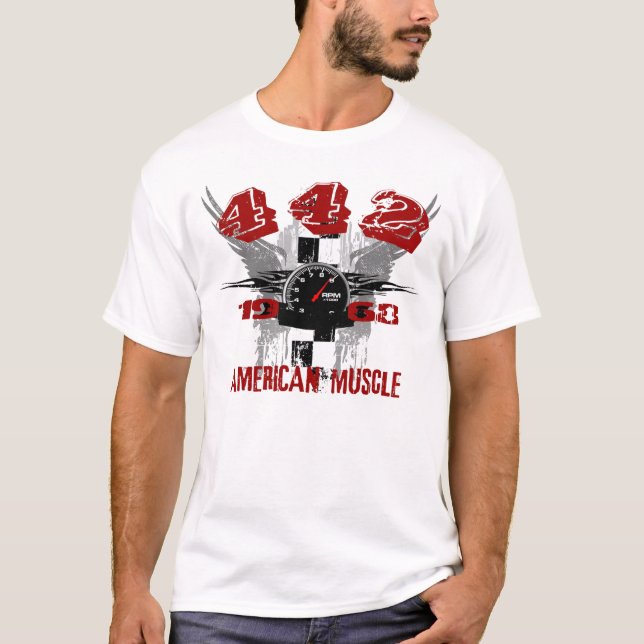 Camiseta 1968 442 gráfico T (Frente)