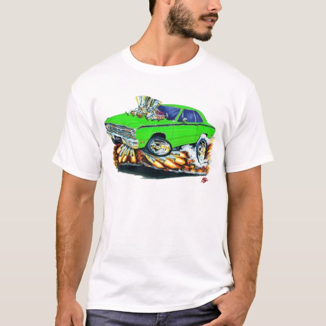 Camiseta 1968-71 carro do limão do dardo de Dodge (Frente)