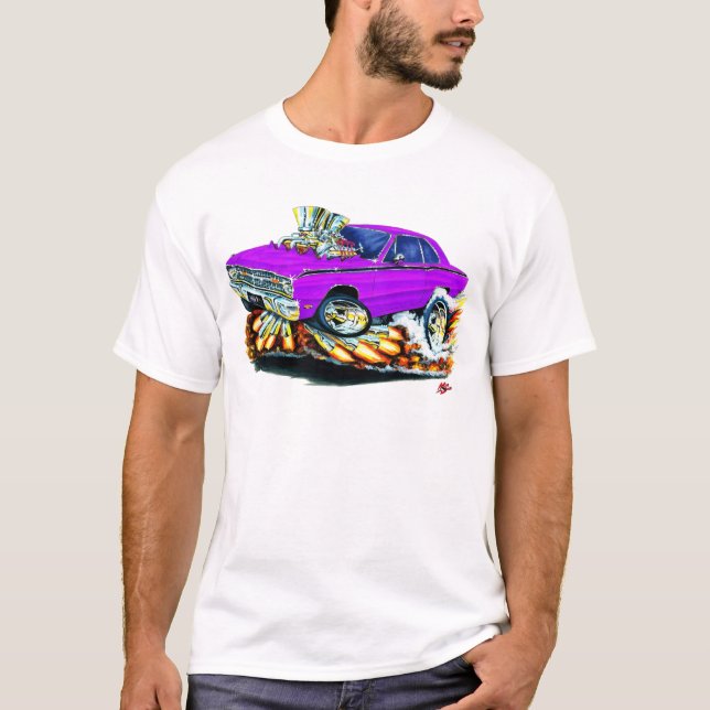 Camiseta 1968-71 carro do roxo do dardo de Dodge (Frente)