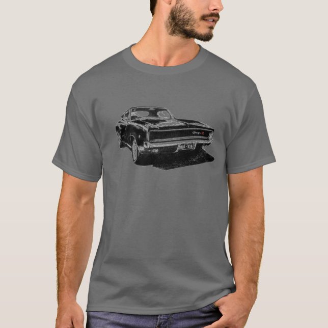 Camiseta 1968 Bullitt Charger RDR 838 (Frente)