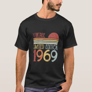 Camiseta 1969 Birthday Vintage Retro 1